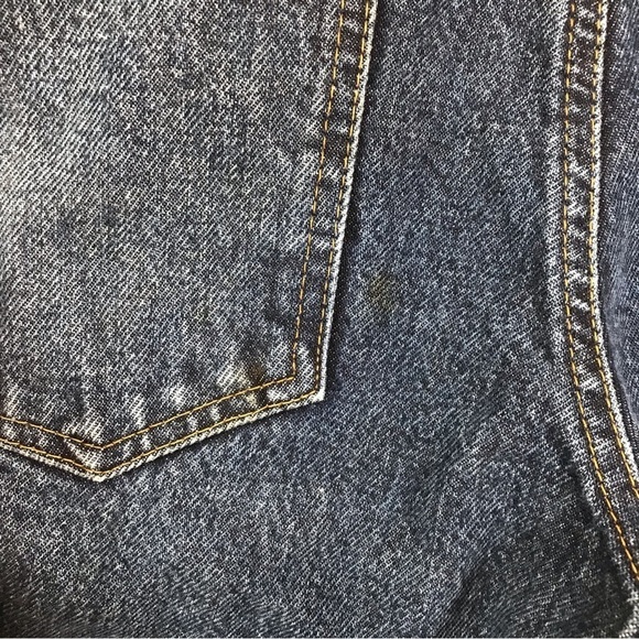 Vintage 80s 90s Weathered Blues Ultra High Waist Tapered Jeans Size 7/8 (28) - Picture 12 of 15